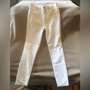 Abercrombie white jeans size 27